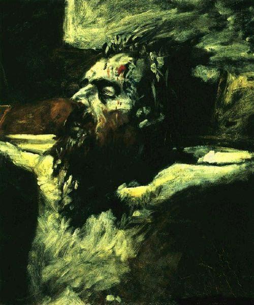 Nikolai Ge Head of Jesus. Preparation for The Crucifixion. oil painting picture